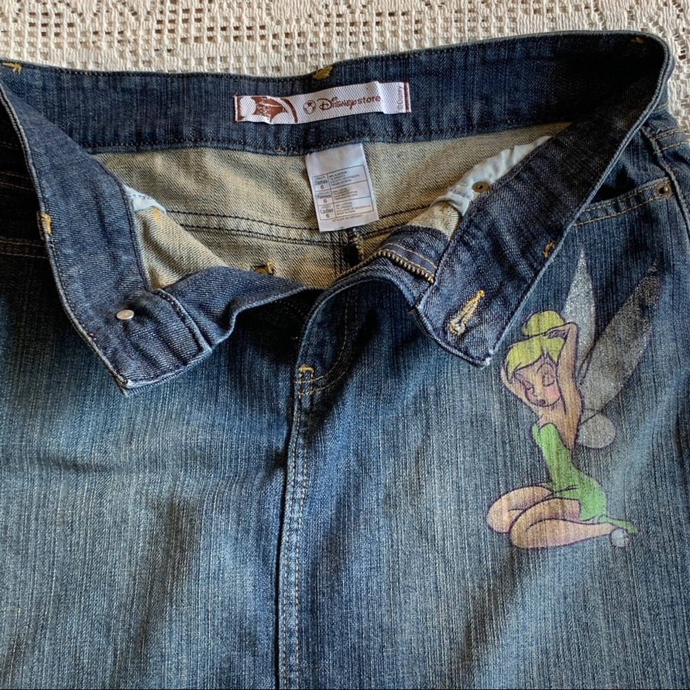 Disney Tinker Bell Denim Skirt, NWOT, Size 6 - Picture 9 of 13